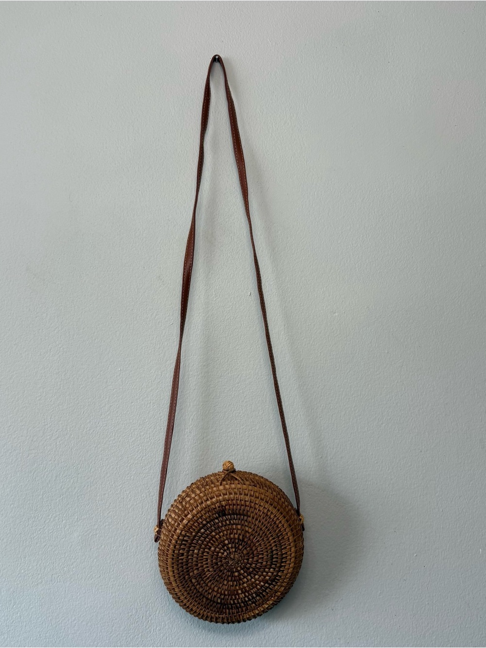 Wicker Woven Basket Purse